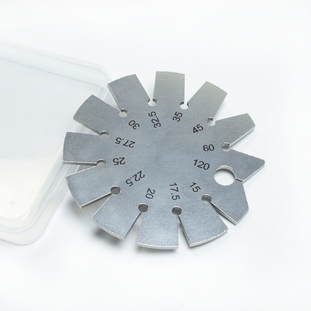 Round Angle Gauge Compact Design for Keychain Mounting