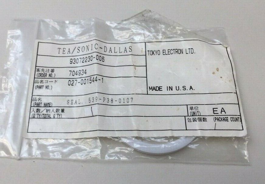 Tokyo Electron 027-001544-1 Teflon Seal Spring 539-P38-0107