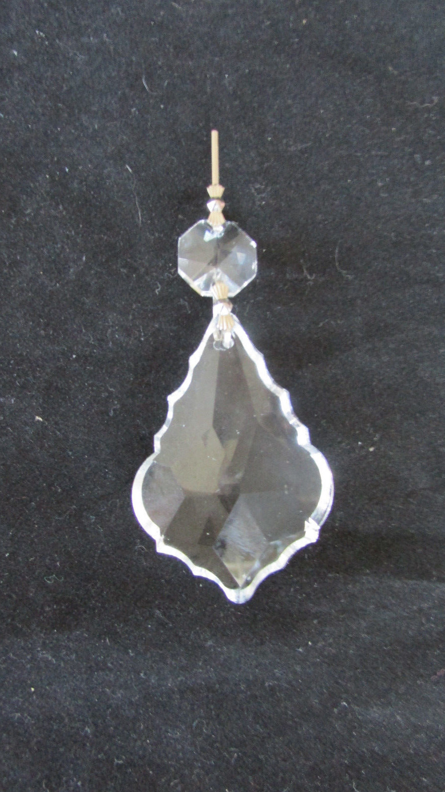 12 - 2 1/2 " FRENCH AAA   CUT LEAD CRYSTAL  PRISM CHANDELIER LAMP PART BR