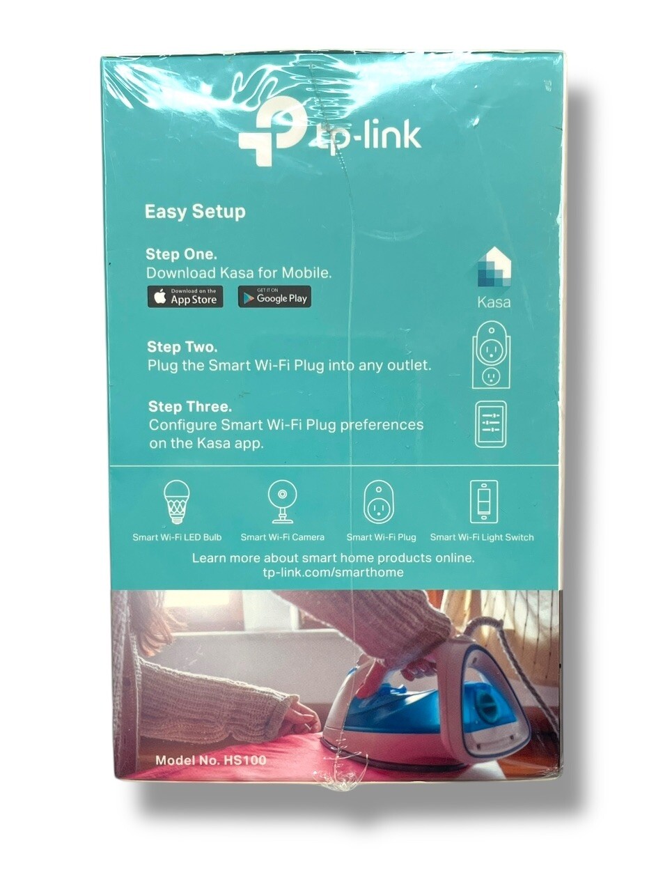 TP-Link Smart - HS100 - Smart WiFi Plug - w/ Google Assistant & Amazon Alexa