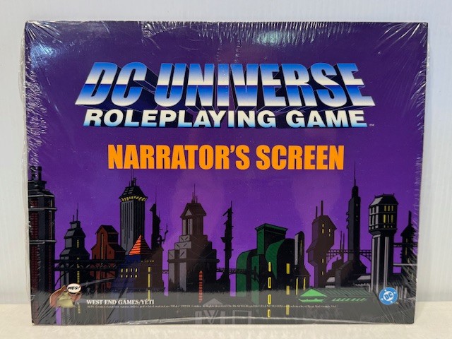 DC Universe Roleplaying Game Narrator's Screen with Narrator's Book WEG52002