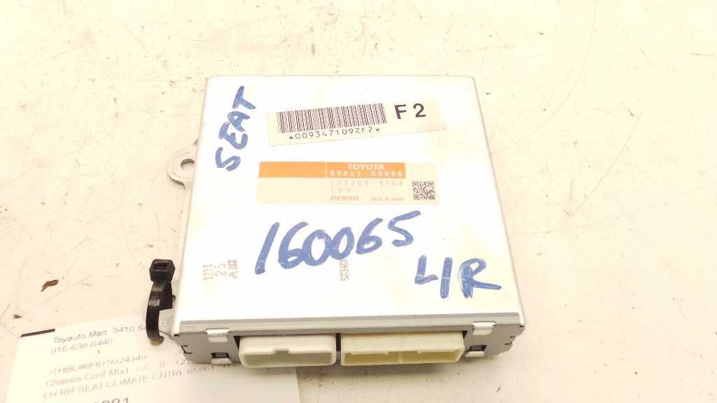 2007 LEXUS LS460 REAR SEAT CLIMATE CONTROL MODULE ECM ASSEMBLY