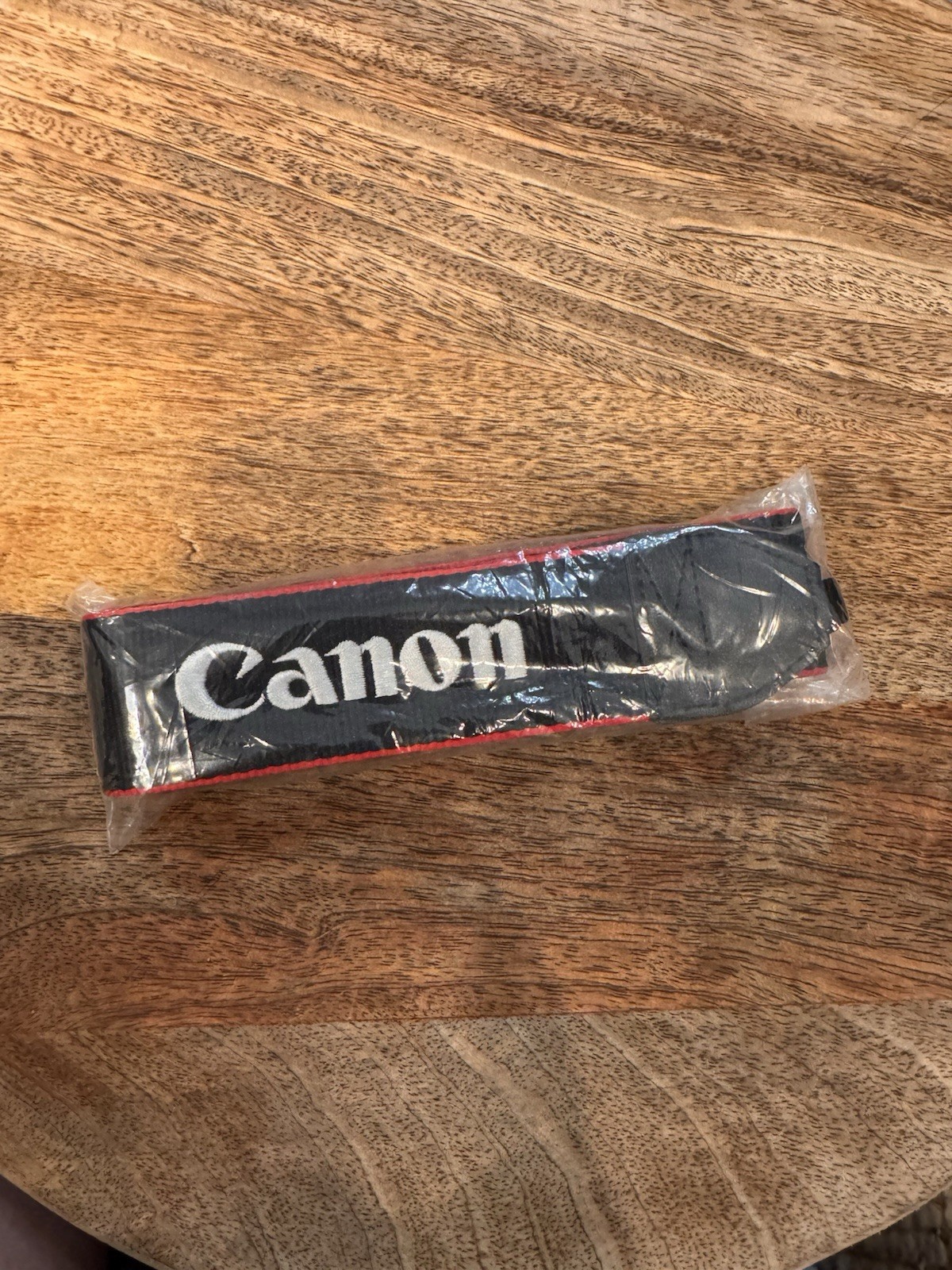 Canon EOS Digital Camera Neck Shoulder Strap Black-Red - Genuine OEM