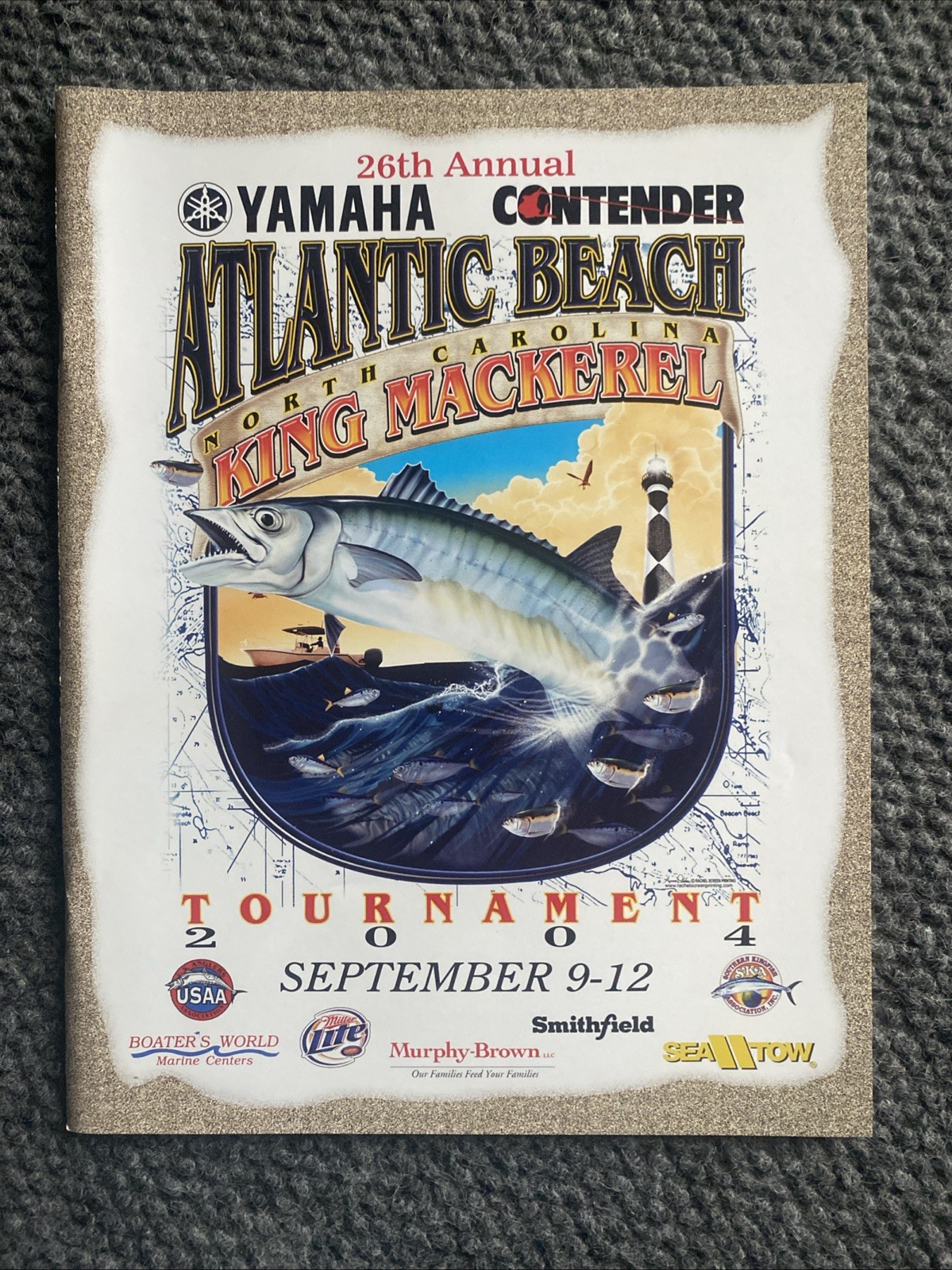2004 Atlantic Beach King Mackerel Tournament Program Atlantic Beach NC