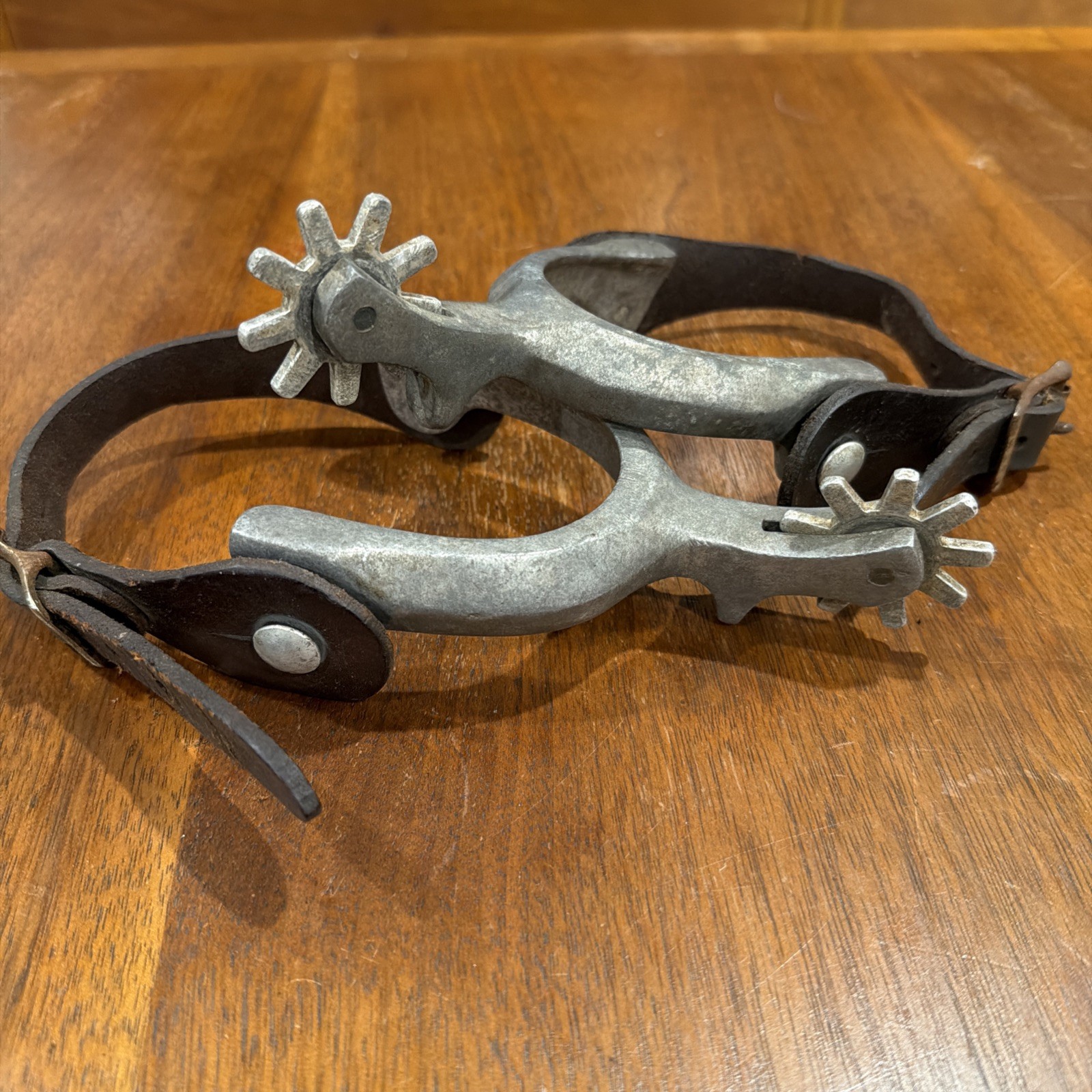 Antique Don Ricardo Vintage Aluminum Spurs Collectible