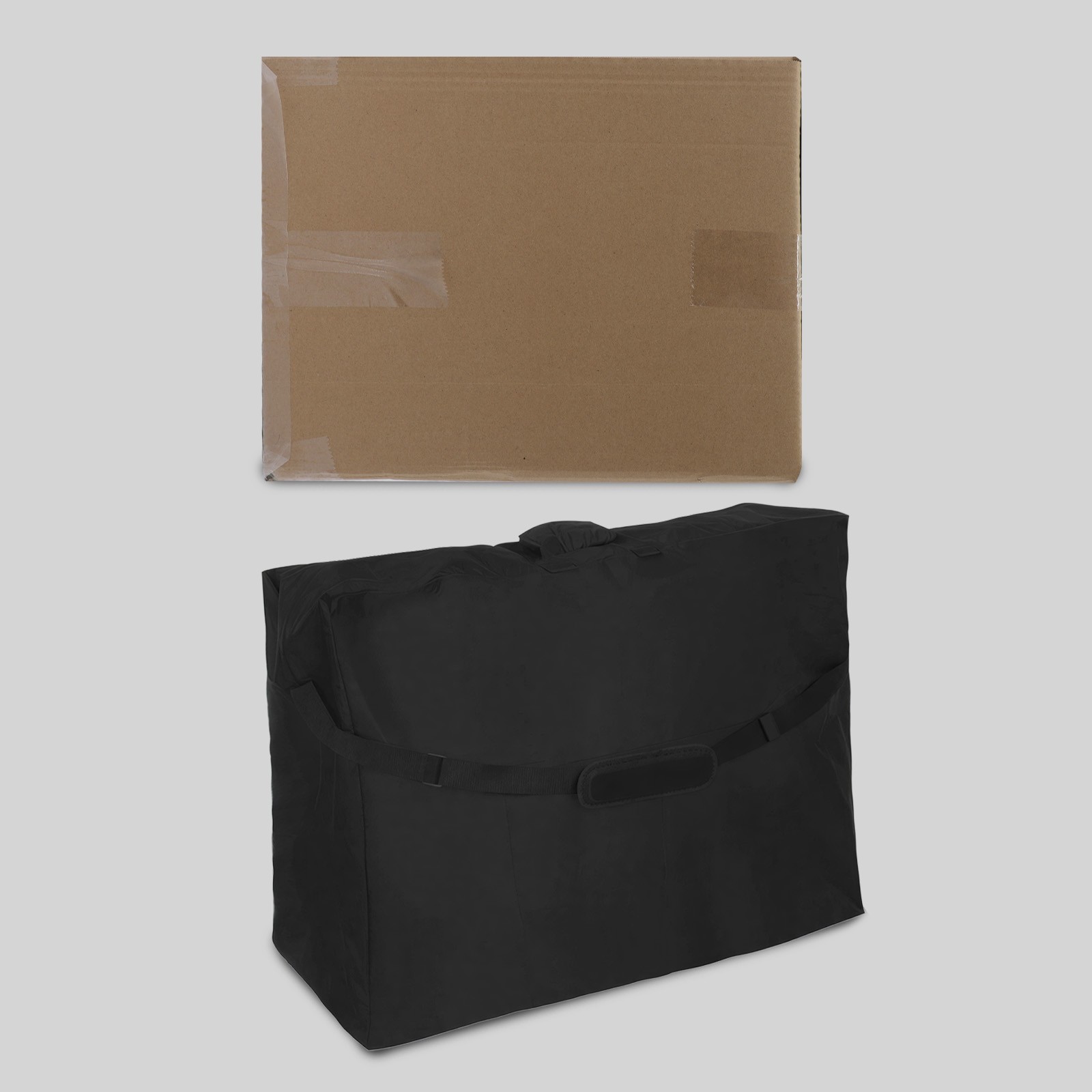 Foldable Wheelchair Storage Bag 600D Oxford with Adjustable Shoulder Strap