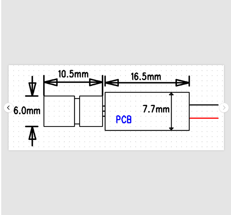 Mini 450nm 5mw Blue Dot light Laser Diode Module 6x10mm
