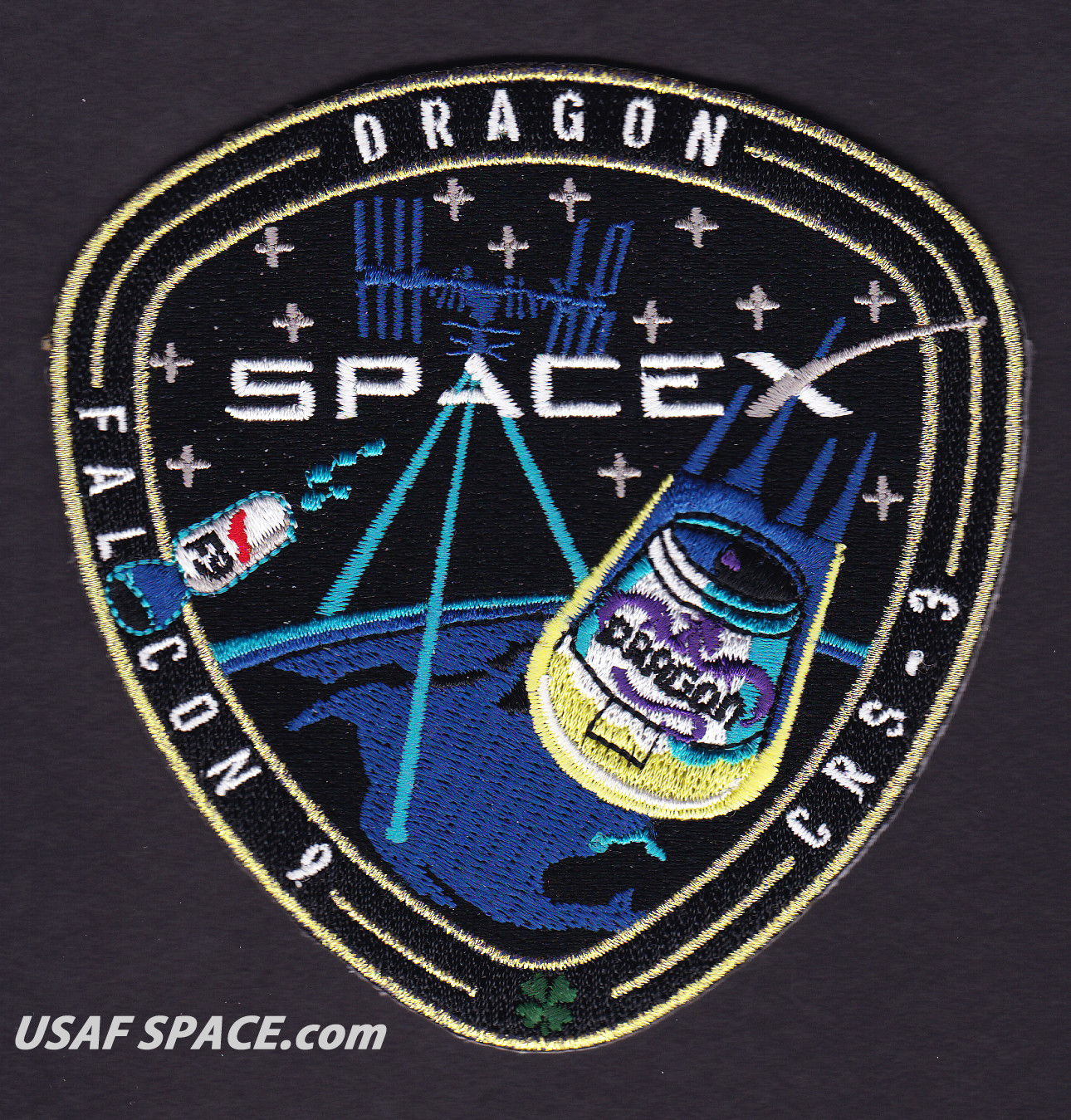 Authentic CRS-3 SPACEX Mission DRAGON FALCON 9 ISS NASA CARGO RESUPPLY PATCH