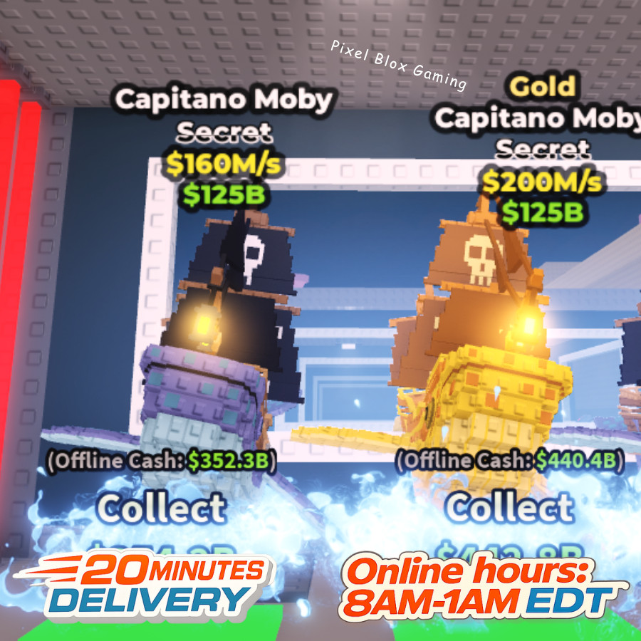 STEAL A BRAINROT 🧠1 Random Capitano Moby 160M/s🧠Cheap+Fast Delivery🚀