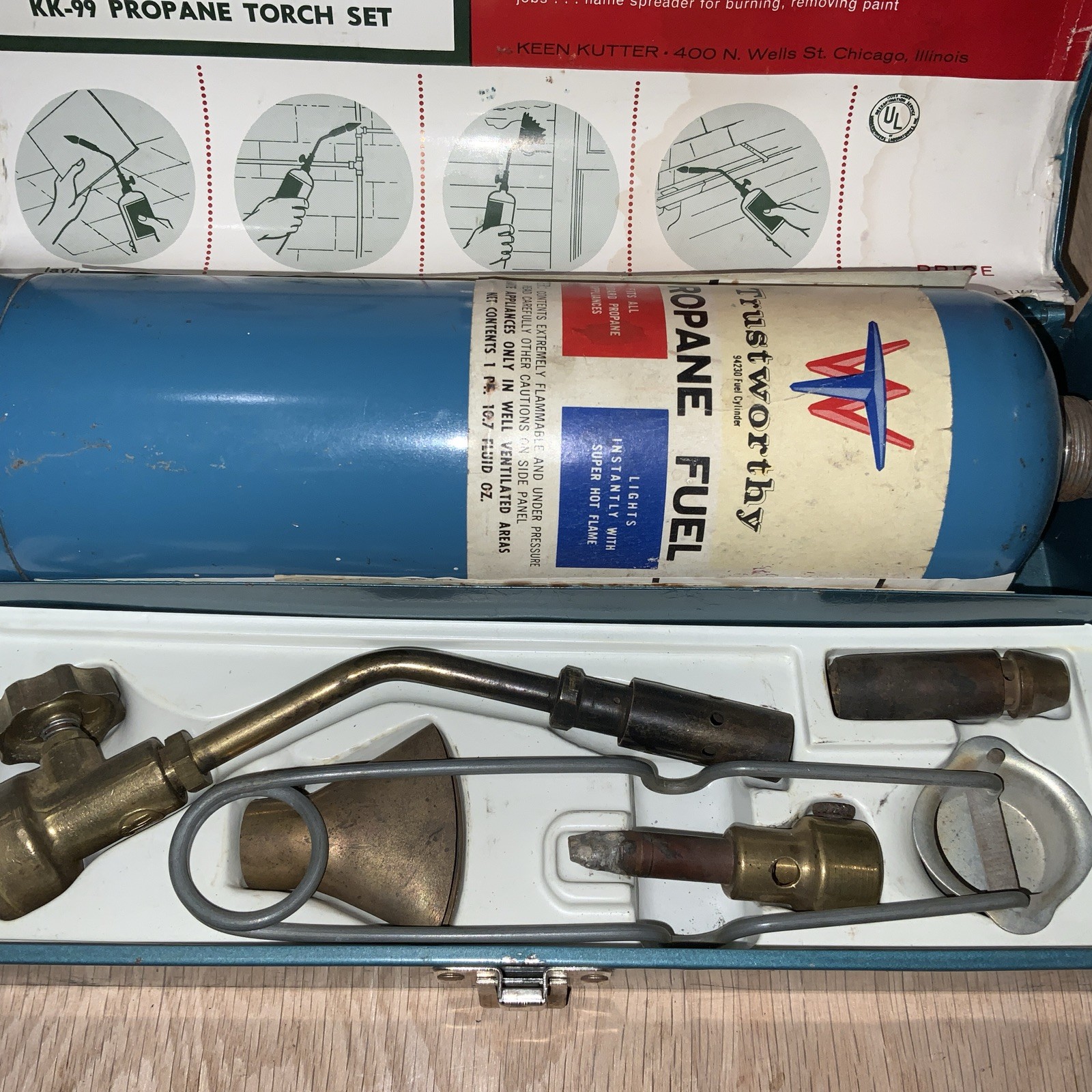 Keen Kutter KK-99 Propane Torch Set Complete With Case
