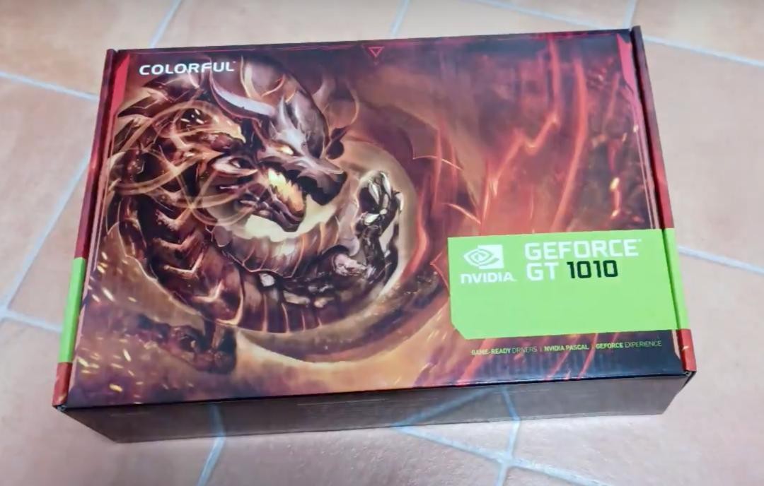 Colorful Geforce GT 1010 Graphics Card 2GB DDR4 Low Profile Pcie 3.0 Unused