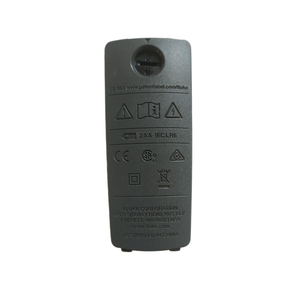 NEW Battery Door with Lock Knob For Fluke 375 376FC Clamp Meter Cover Case Part