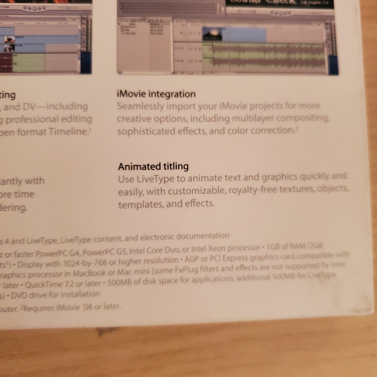 Apple Final Cut Express 4 Retail Full Version for Mac MB278Z/A