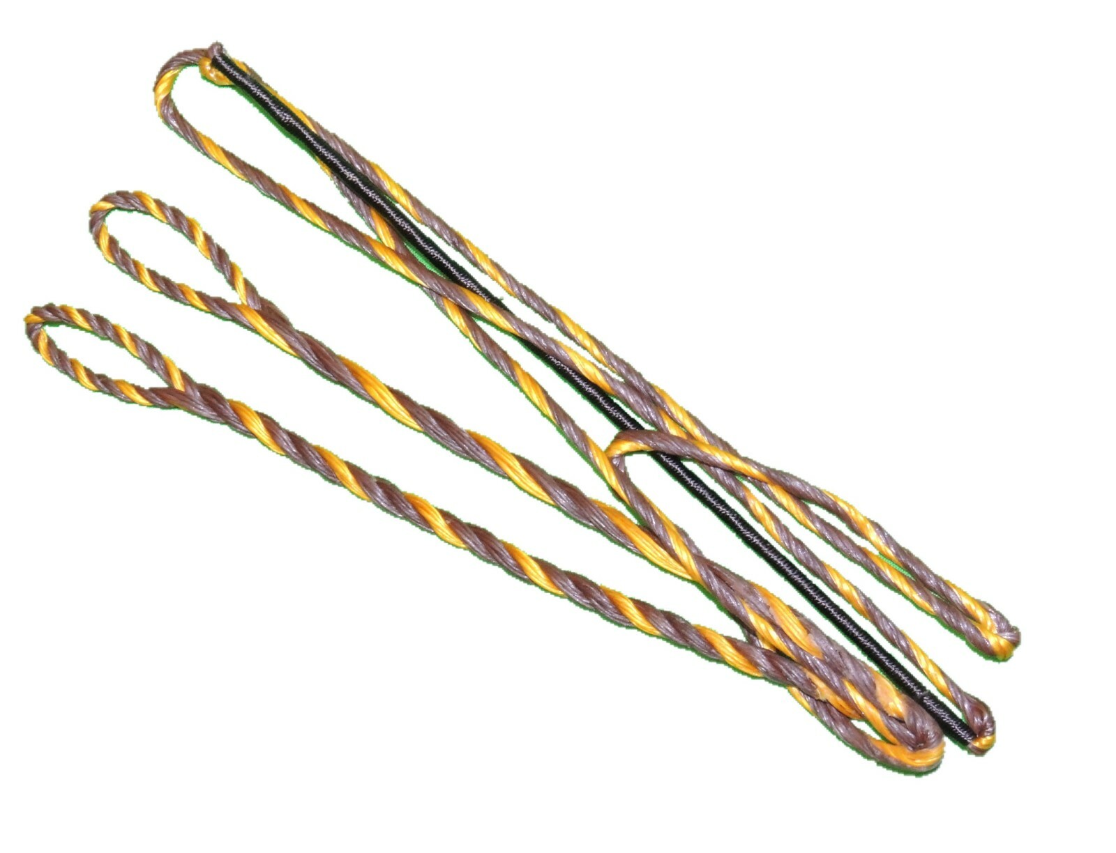 64" AMO LENGTH FLEMISH Recurve Bow String BOWSTRING B-50 DACRON Brown / Yellow