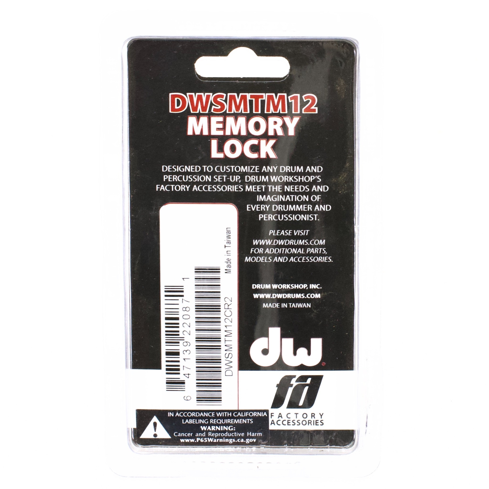 DW Drums DWSMTM12CR2 Memory Lock for TB12CR2, Chrome