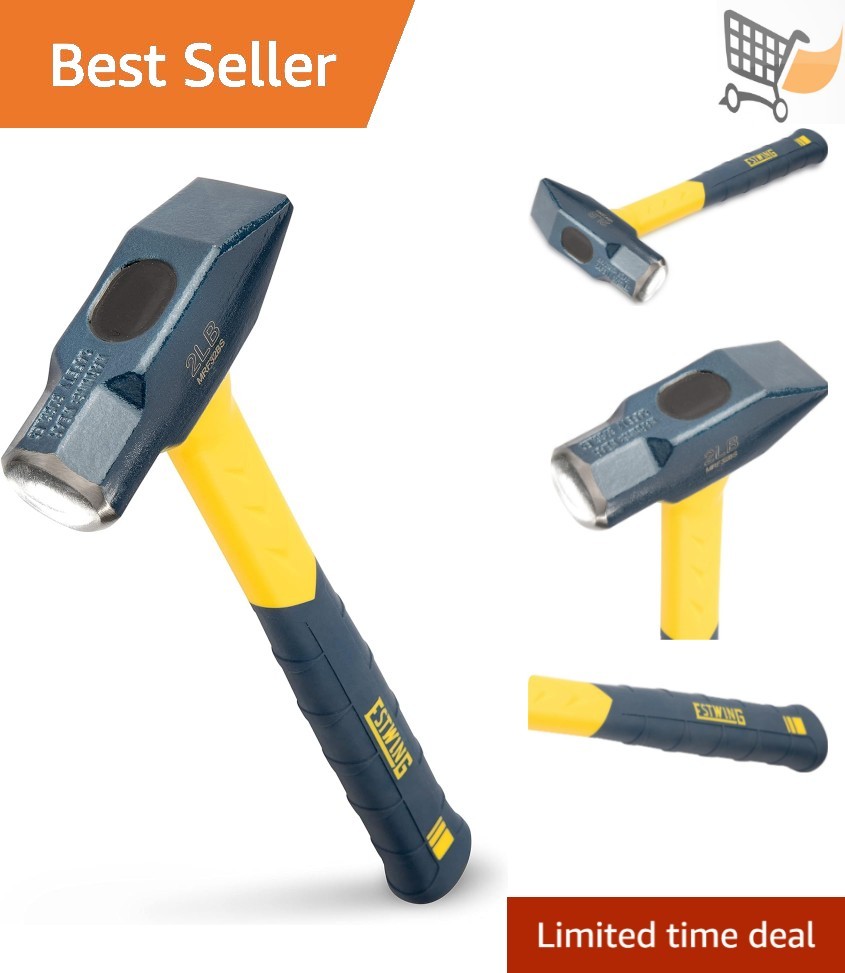 Blacksmith Hammer 32 oz Steel Handle Forged Alloy Steel Durable Tool