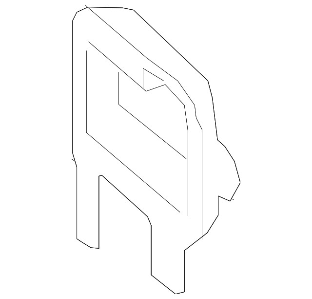 Genuine Audi Blind Spot Detection System Warning Sensor Bracket 8V5-907-176
