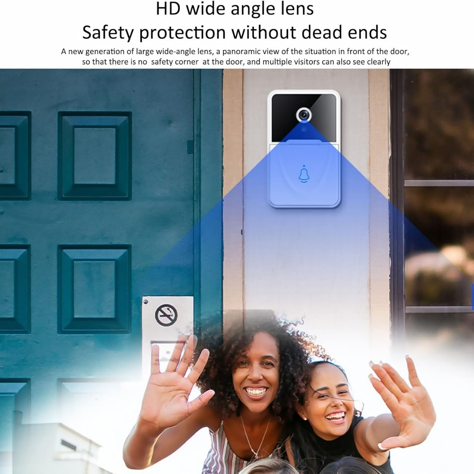 WiFi Security Doorbell Camera Wireless Video Intercom Night Vision HD System