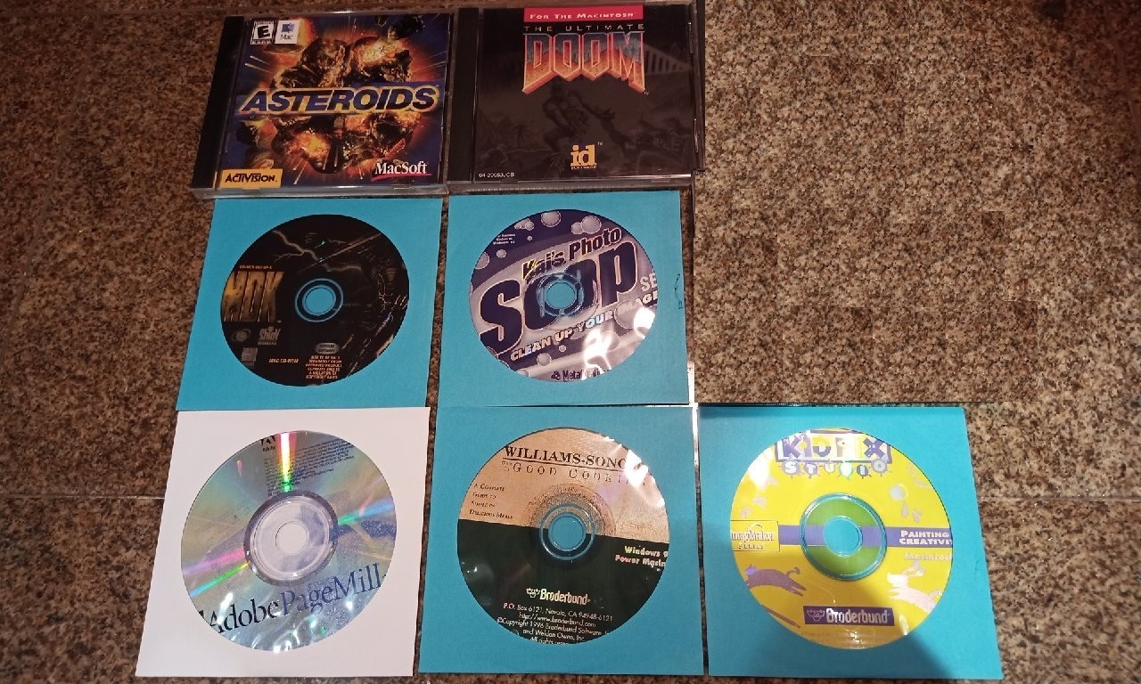 LOT of vintage iMac software games