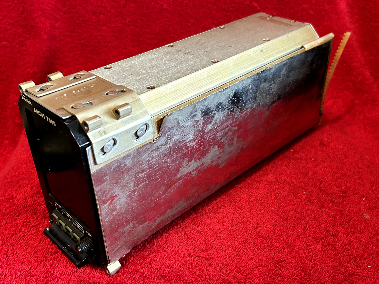 EVENTIDE ARGUS 7000 MOVING MAP DISPLAY WITH TRAY AND CONNECTOR