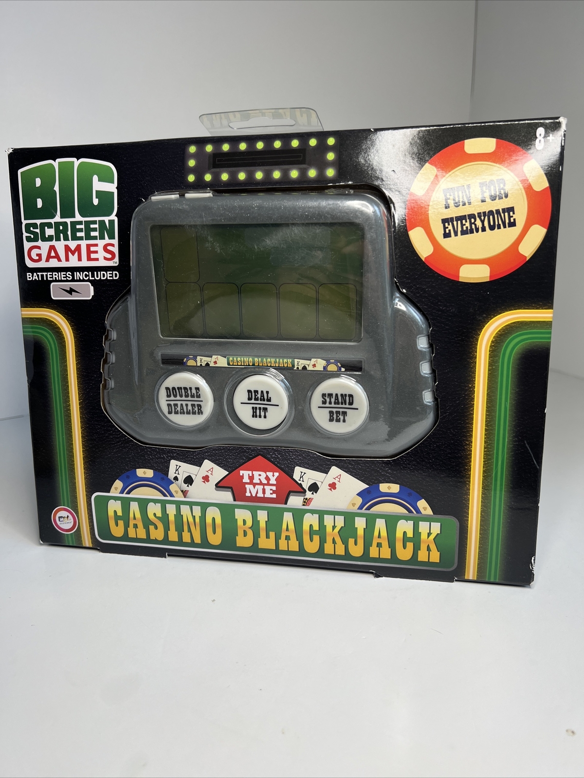 Big Screen Games Casino Blackjack Ages 8+ Electronic Battery Operated Brand New