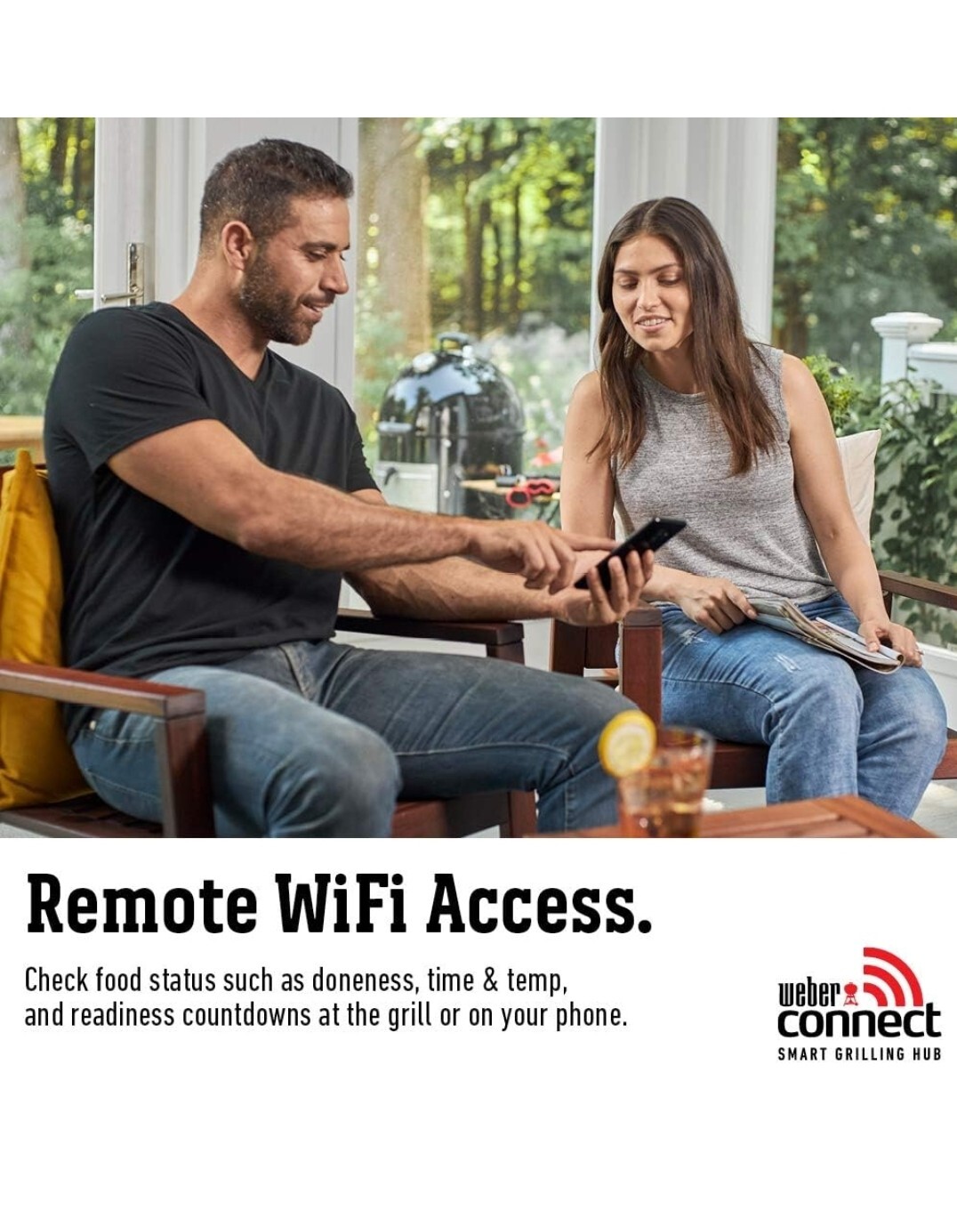 Weber Connect Smart Grilling Hub, Black (Model 3201)
