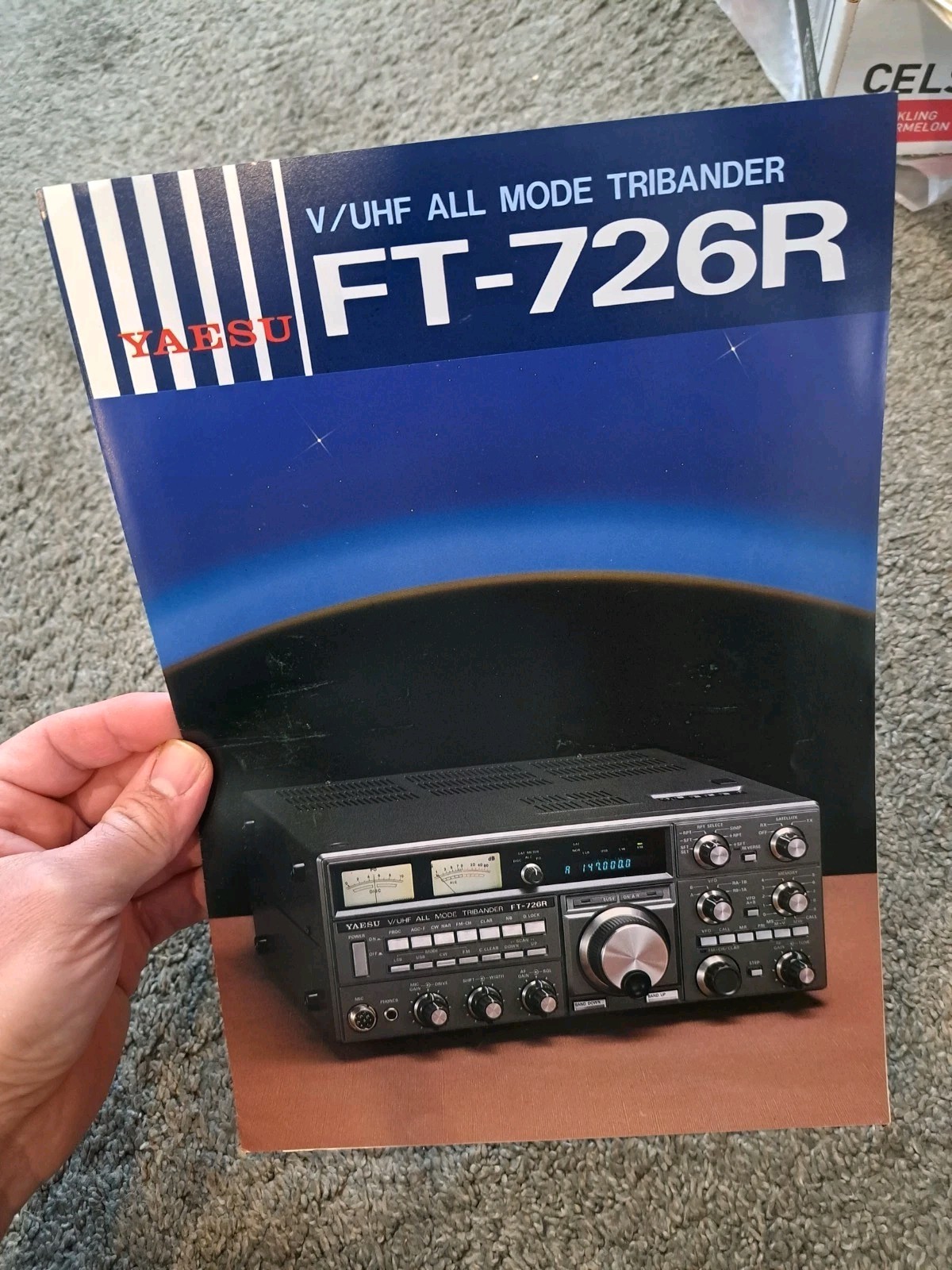 Vintage Yaesu V/UHF All Mode Tribander FT-726R Sales Brochure