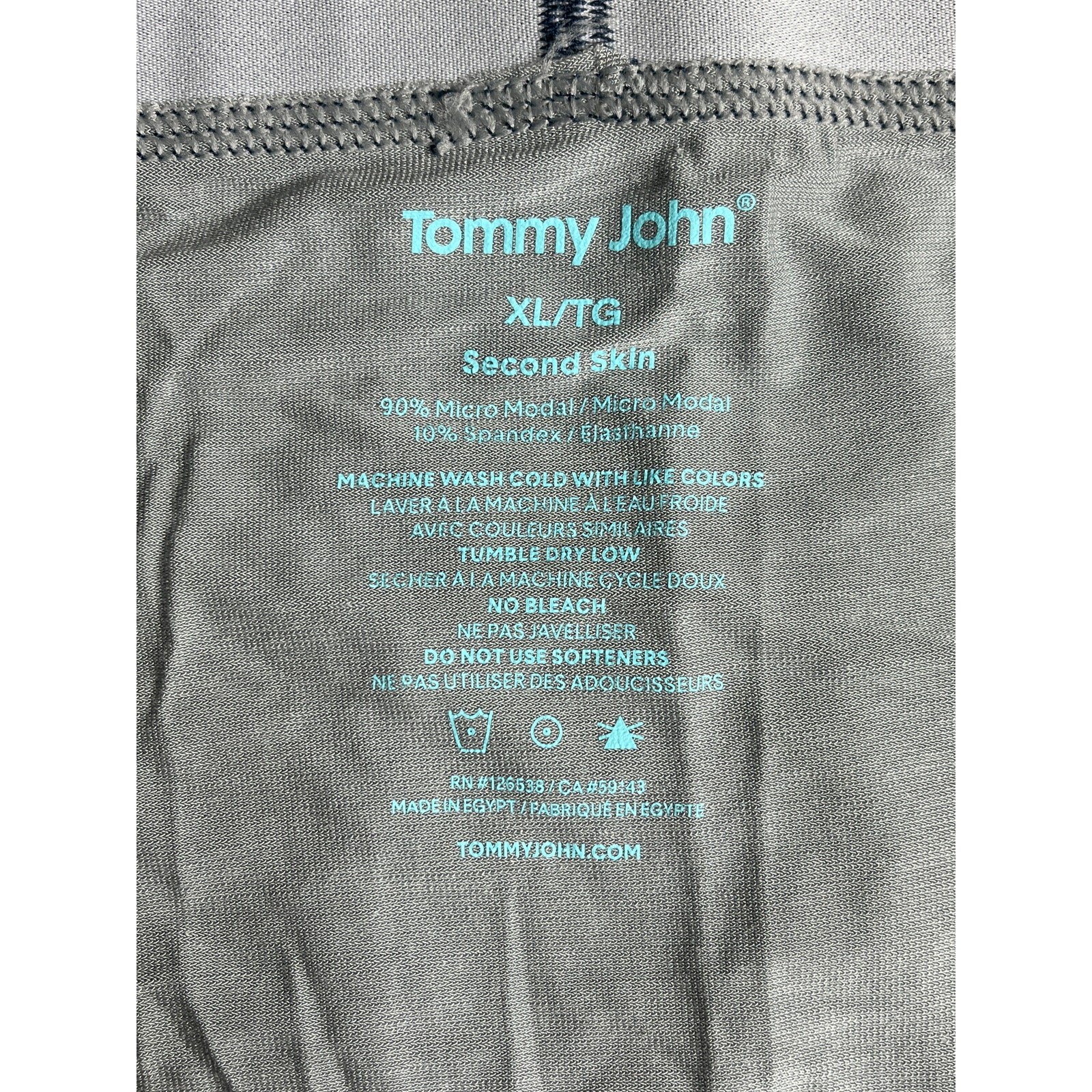 2-92 TOMMY JOHN Men's Briefs Soft Second Skin XL