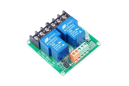 DC 12V 30A 2-Channel Relay Module High Or Low Level Triggering with