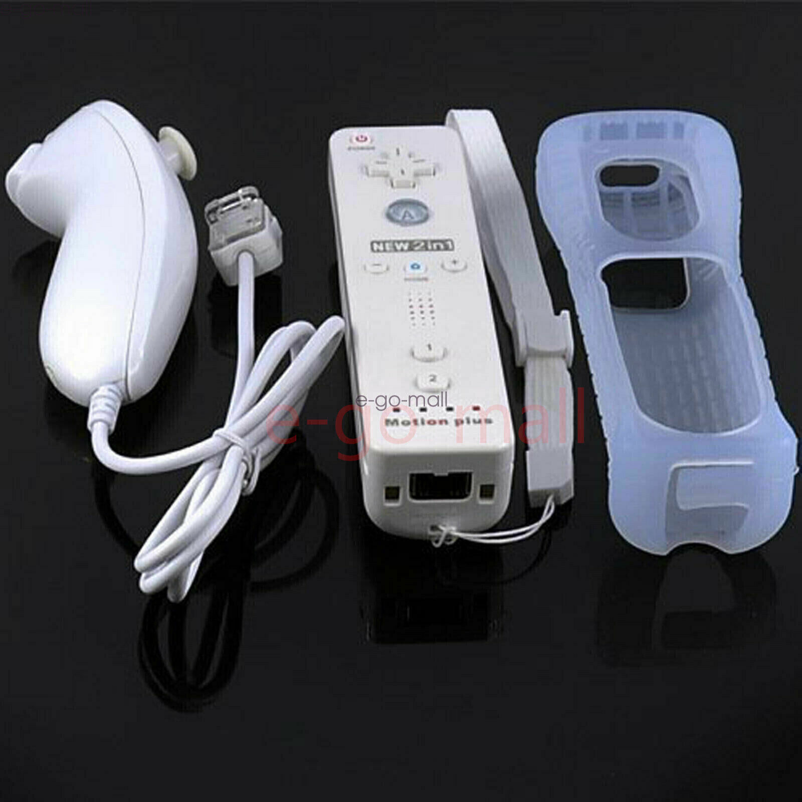 Built-in Motion Plus Wii Remote and Nunchuck Controller for Nintendo Wii Wii U