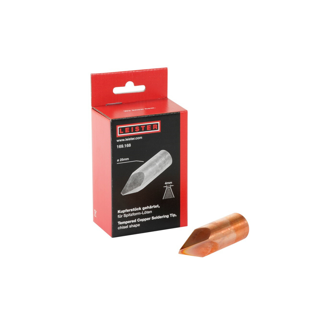 Leister Soldering tips Copper iron tempered