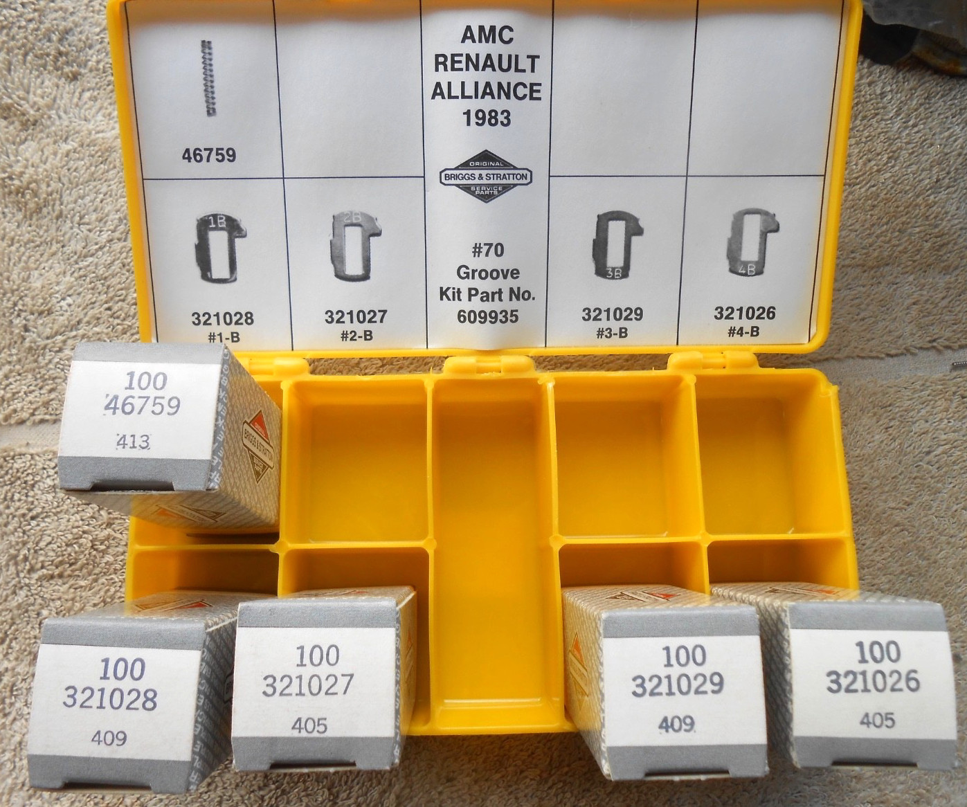 B & S  AMC RENAULT  ALLANCE PIN KIT Locksmith
