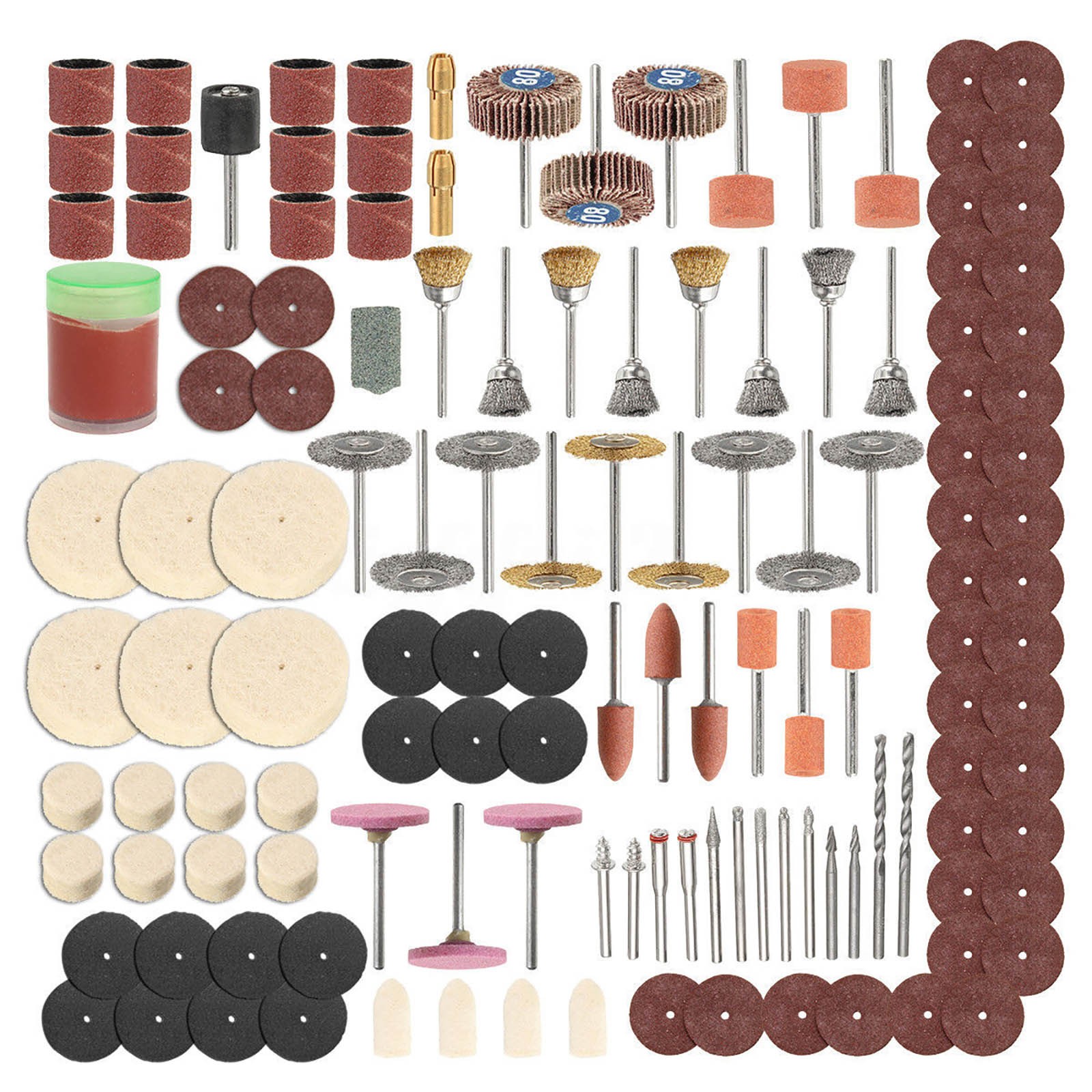 350pcs/Set Metal Rotary Tools Accessories Grinding Sanding Polishing Tool Set