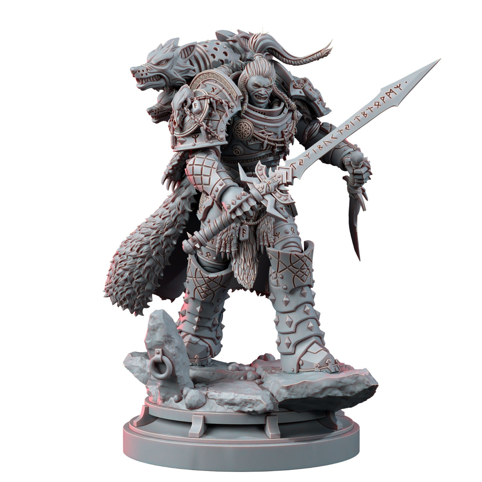 Imperial Prime The Wolf Lord - Space Marines - Wargames Exclusive 28mm