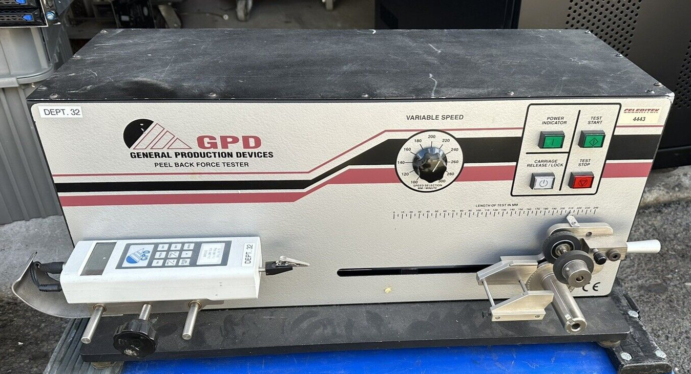 GPD PBFT856VS Peel Back Force Tester