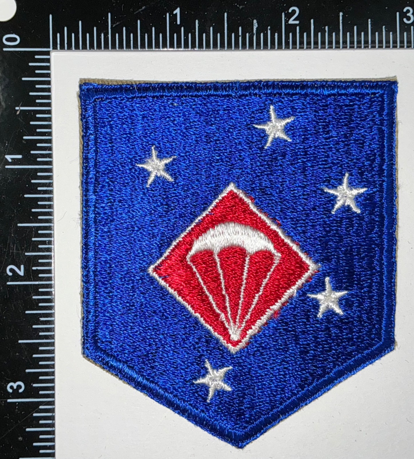 WWII USMC 1st PARAMARINE AIRBORNE Amphibious Corps MAC HQ PATCH