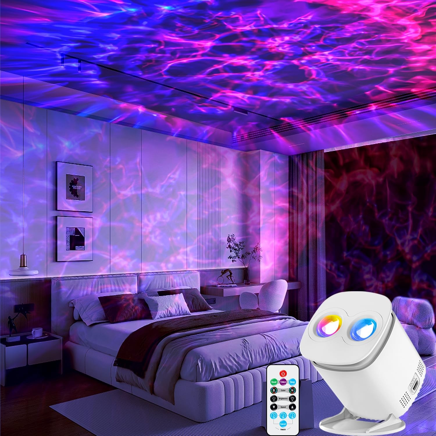 Galaxy Projector, Galaxy Projector for Bedroom, Night Light for Kids, Nebula ...