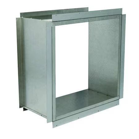 Dayton 3Fkf3 Wall Collar, Galv Steel, For Fan Dia 20 In
