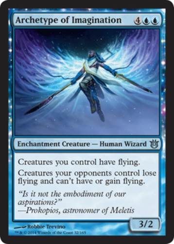 1x Archetype of Imagination Heavy Play MTG Magic - Kid Icarus -