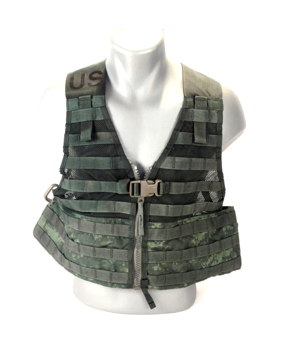 US Army MOLLE II Fighting Load Carrier (DYED GREEN ACU Camouflage)