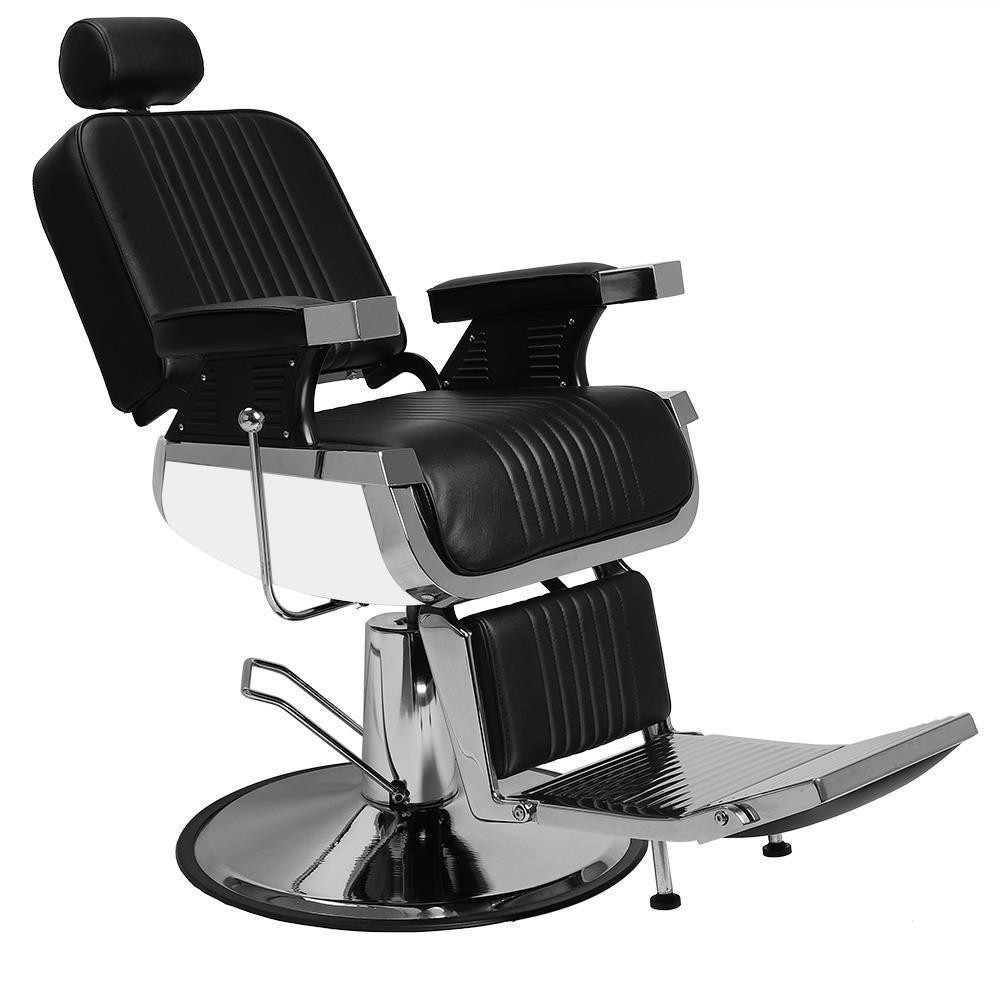 Profession Black Recline Hydraulic Salon Barber Hair Styling Chair (Round Base)