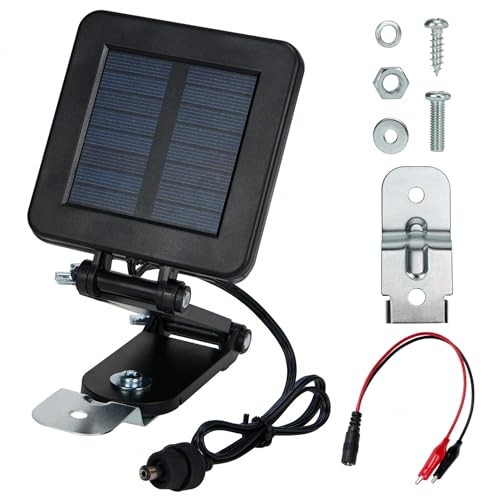 6V Solar Panel for Deer Feeder - Efficient Solar Panel Charger with Adjustable