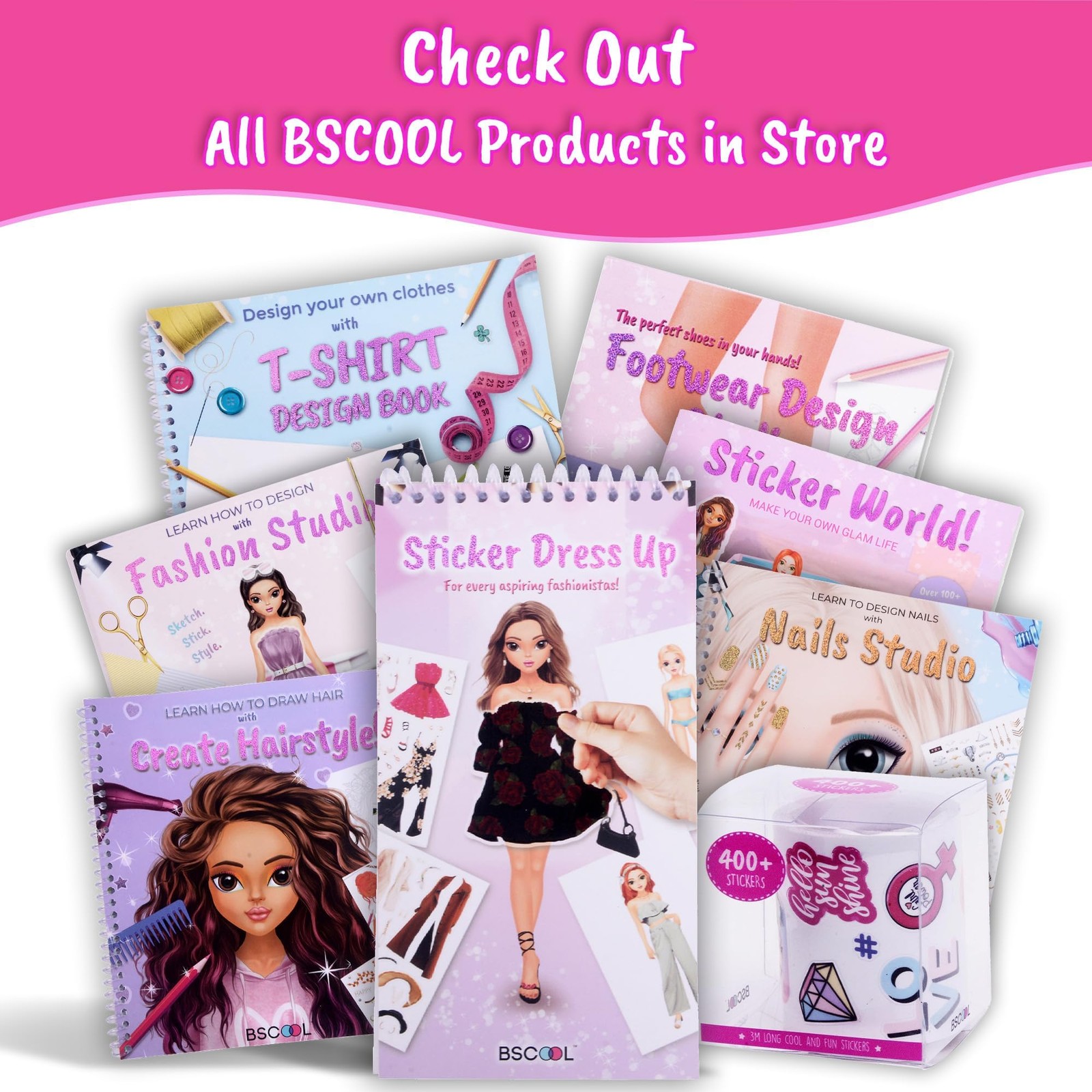 BSCOOL - Drawing, Coloring & Activity Book. Nail Small, Design Studio