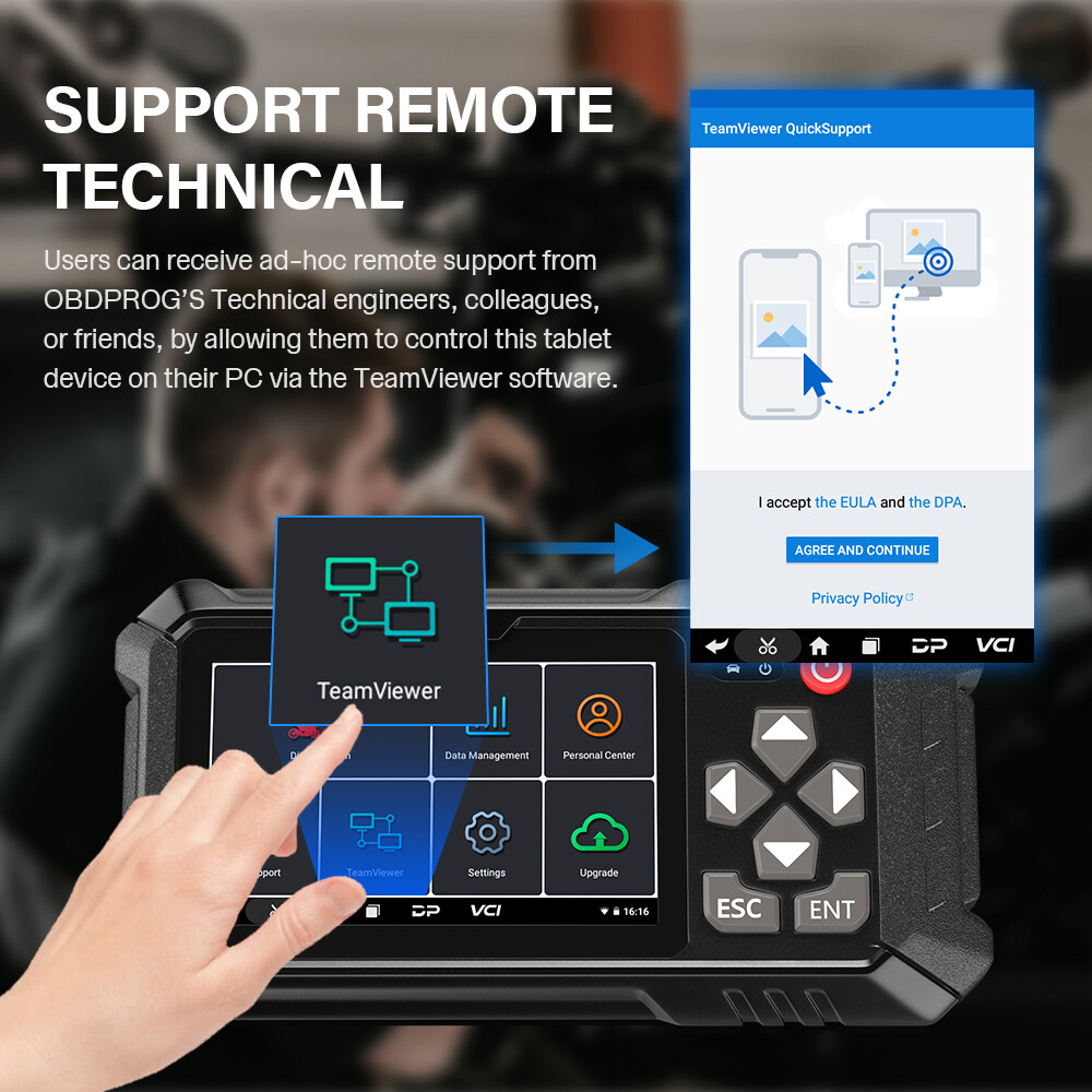 OBDPROG MOTO100 Motorcycle Diagnostic Reset Scanner E-CU Coding Scan Tool