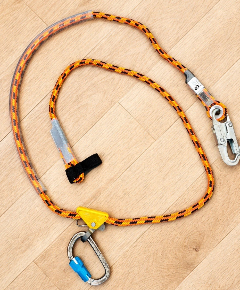 Bashlin Positioning Lanyard Adjustable Rope 4019NX-8 90 degree Twist Lock
