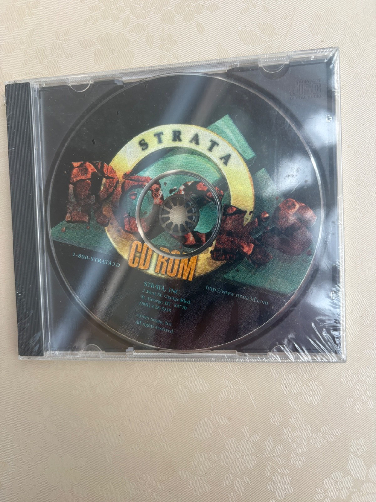 1995 STRATA INC. CD ROM ROCKS HTTP http: WWW.STRATA3D.COM NEW SEALED