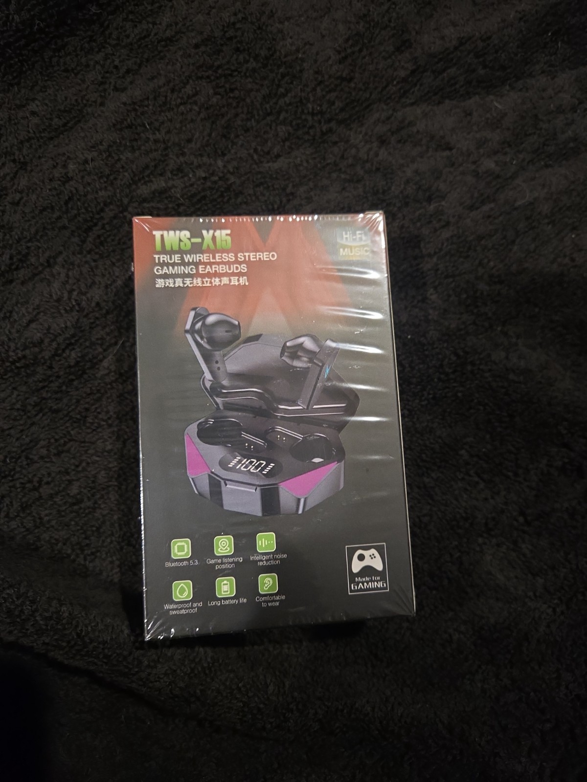 TWS-X15 True Wireless Stereo GAMING EARBUDS