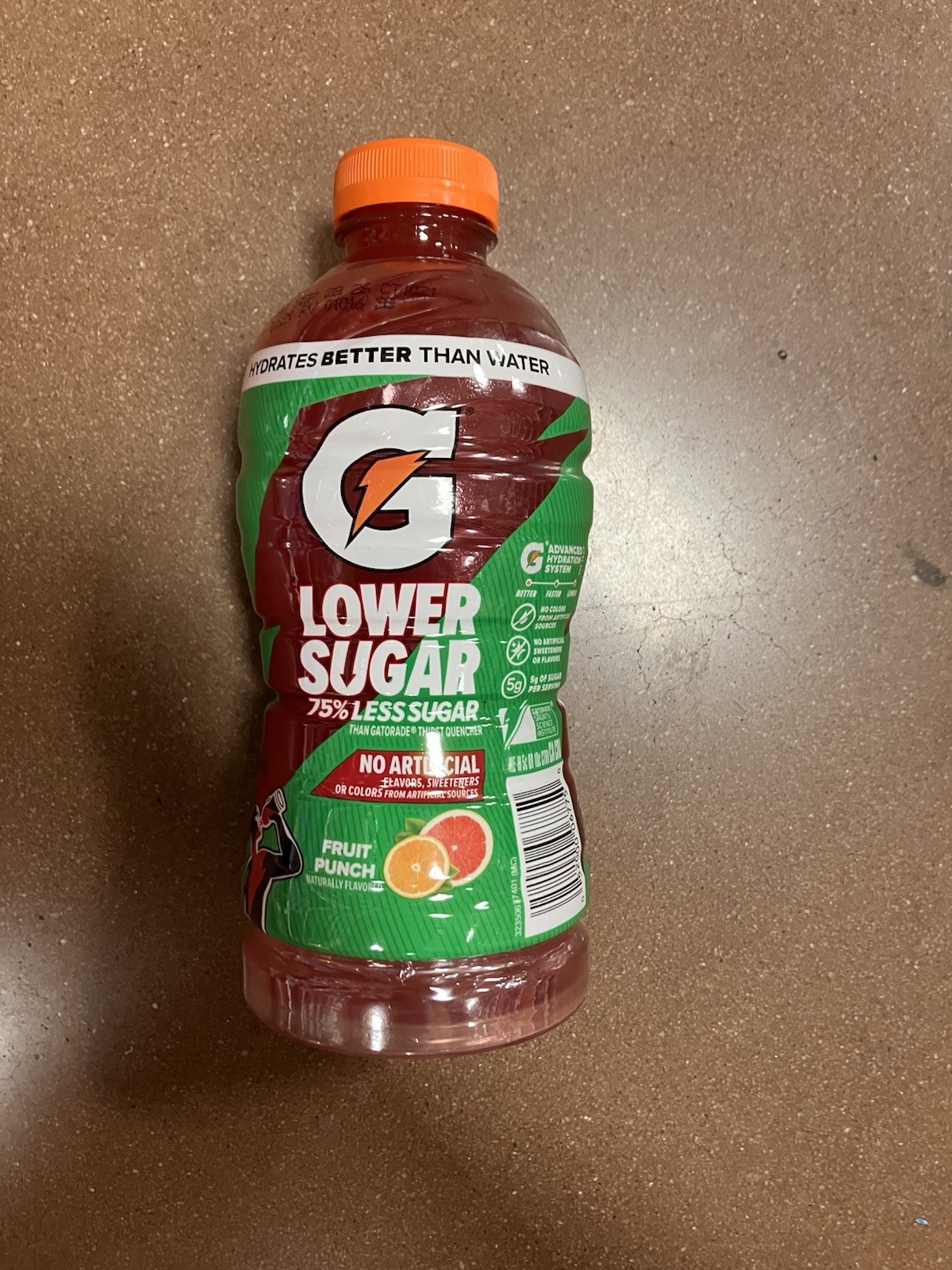 Gatorade Lower Sugar Fruit Punch 28oz Bottle Limited Edition Hydration Drink