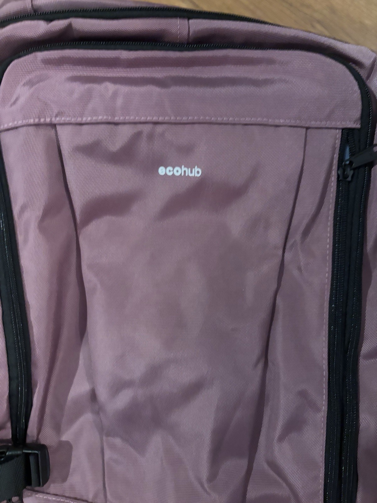 ECOHUB Purple Travel Backpack Recycled Bottles NWT