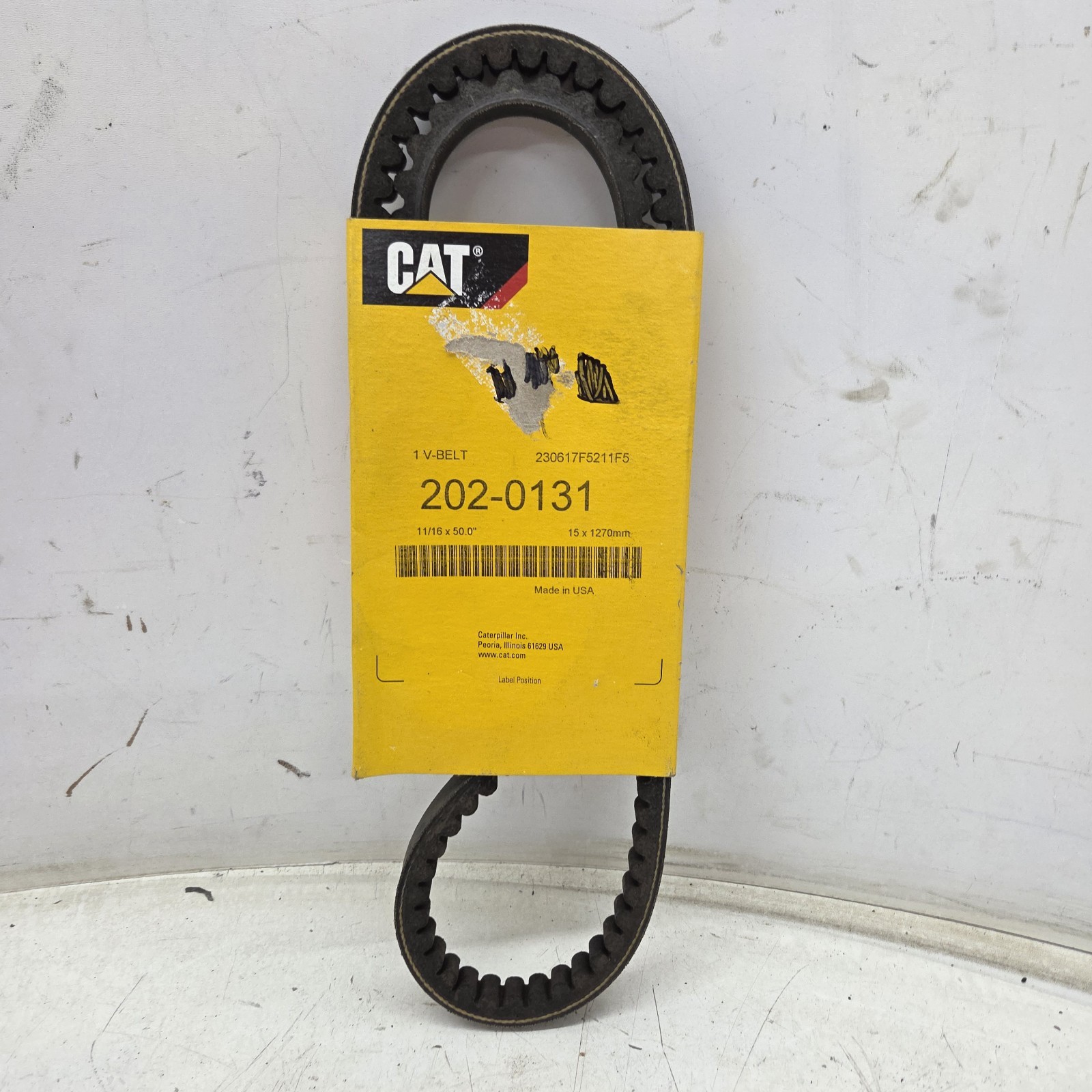# 202-0131 Genuine OEM CAT Caterpillar Cogged V Belt